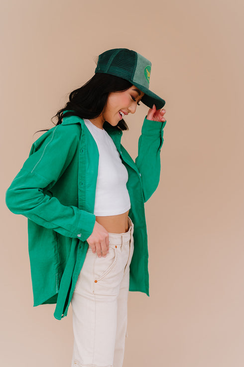 Melrose Ave Top// Emerald